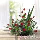 18 Roses arranged in a vase