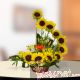 Spiral of Sunflowers