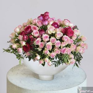 250 Rosas Premuim en Cerámica