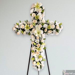x Cruz con Rosas (A= .65mts L=1.65mts )