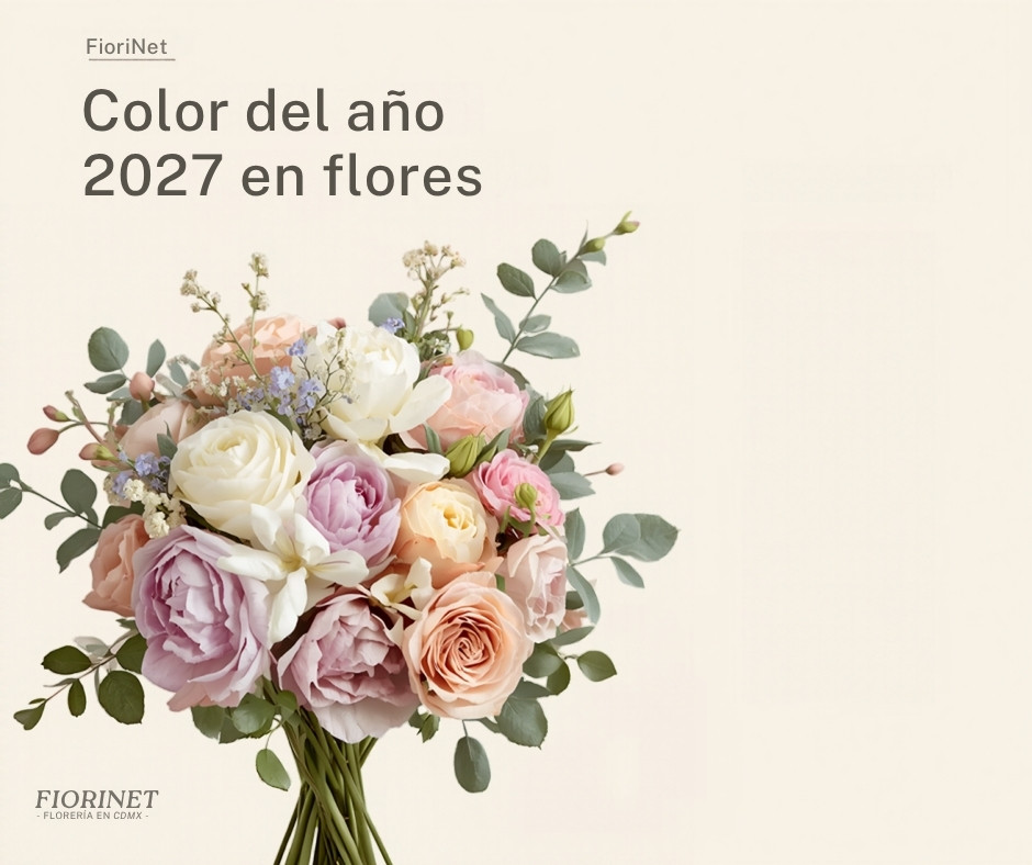 Color del año Pantone 2027 y cómo llevarlo a tu arreglo floral