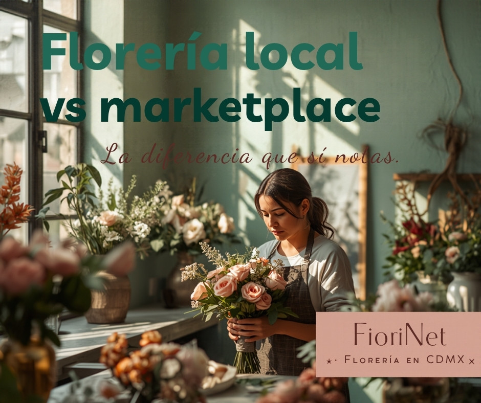 Florería local vs marketplace: cuál conviene para regalar flores