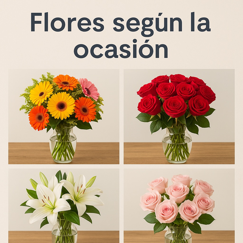 Flores según ocasión