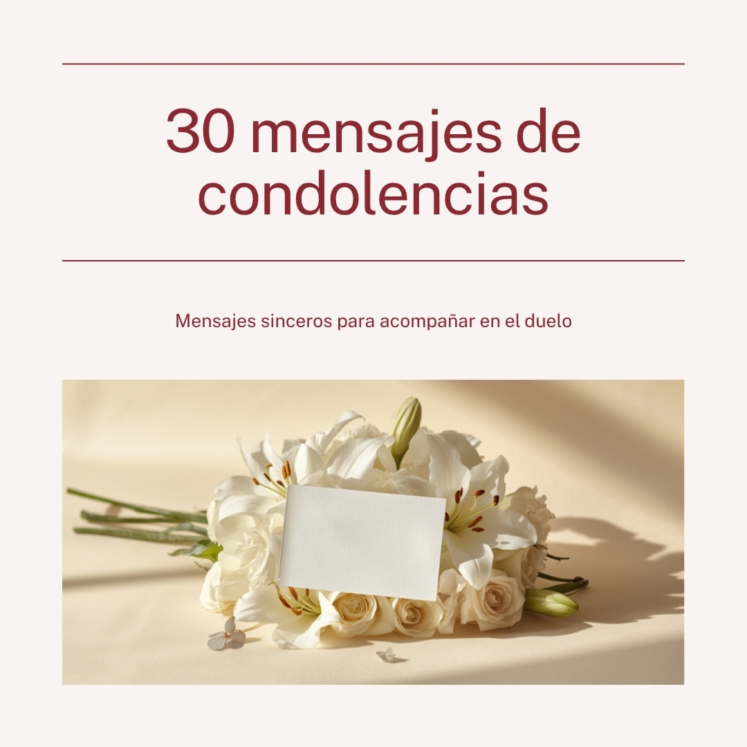 30 mensajes de condolencias sinceros y respetuosos