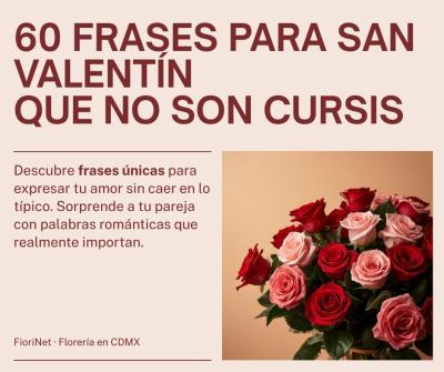 60 frases para San Valentín que no son cursis