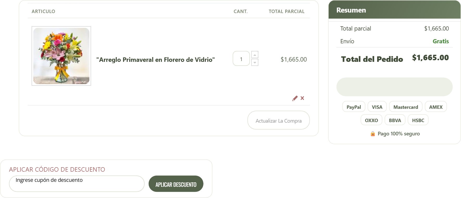 Carrito de compras